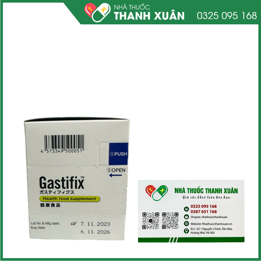 Gastifix hỗ trợ giảm acid định vị